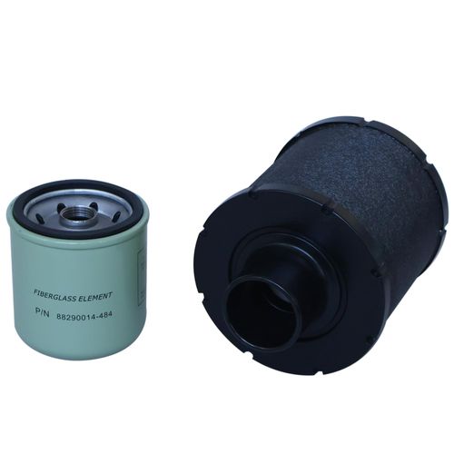 88290014-484 Oil Filter + 88290014-486 Air Filter,Filter Kit Compatible with SW1100 Air Compressor Replacement Part