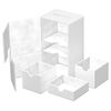Ultimate Guard Twin Flip`n`Tray Deck Case 200+ Xeno Skin Monocolor White
