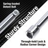 DURATECH 22PC Drive Tool Accessory Set Socket Adapters Extension Bars Steel