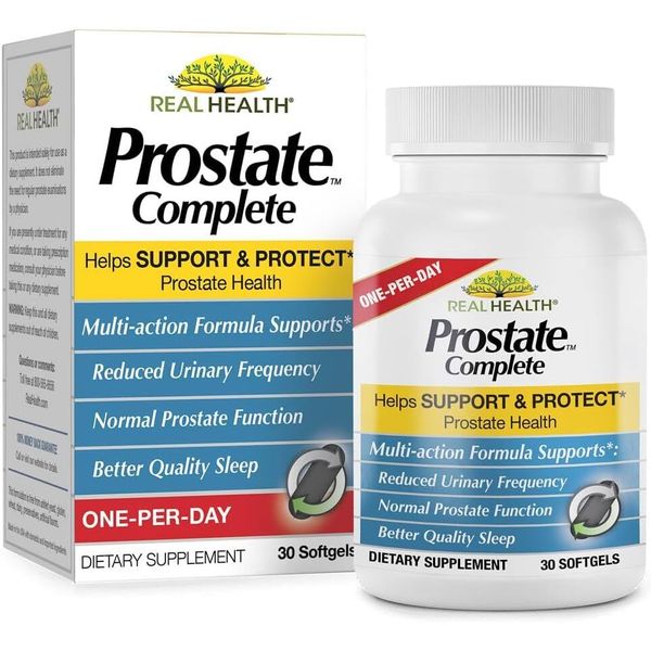 Real Health Prostate Complete - Supplements for Men, Prostate...