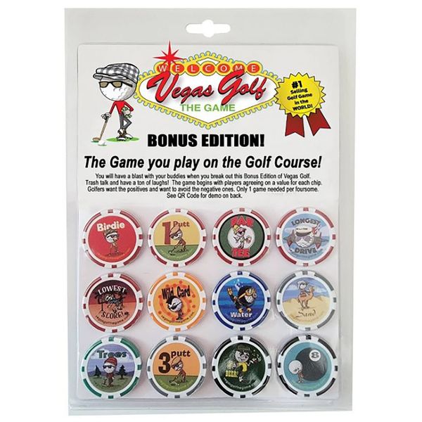 Vegas Golf Accessories Set (12 Pack) Golf Game Golf Gift [Makes Golf More Fun] [Authorized Dealer]