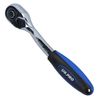 AB Tools 1/2" Drive Curved Ratchet Socket Driver Quick Release 72 Teeth Soft Grip Handle