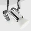 Pair of - Modern Square Chrome 4 Way GU10 Ceiling Spotlights