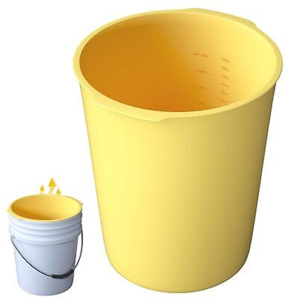 5 Gallon Bucket Liner for Concrete Mix and Mud.5-Gallon Silicone Bucket Buddy...