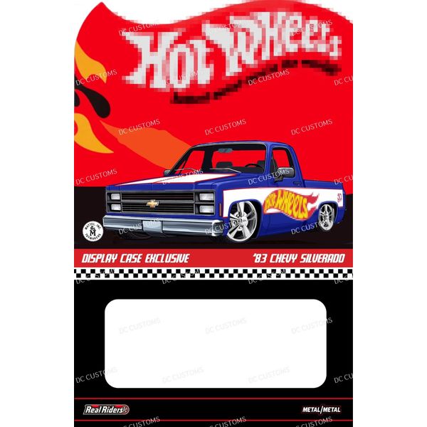 CUSTOM CARD FOR HW DISPLAY CASE TRUCK SILVY