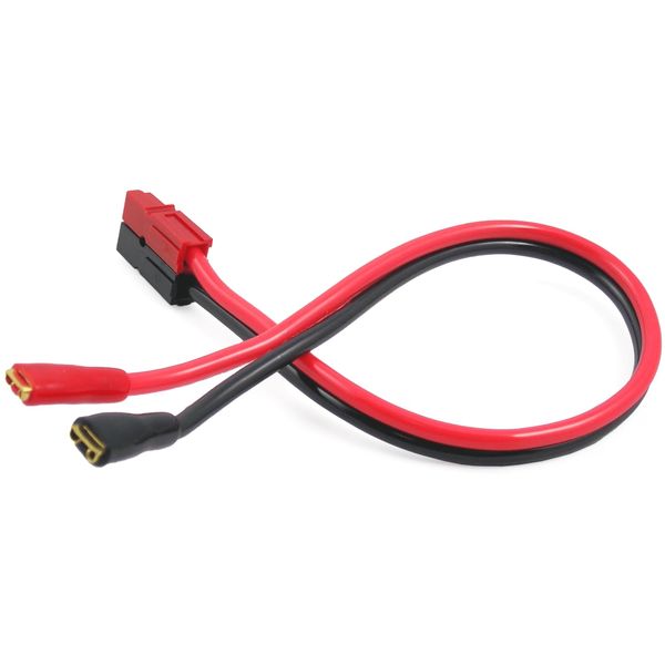 Powerpole Connector to Battery F-Type Terminal Adapter
