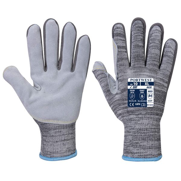 Portwest A630 Cut Resistant Razor - Lite Glove Grey, Medium