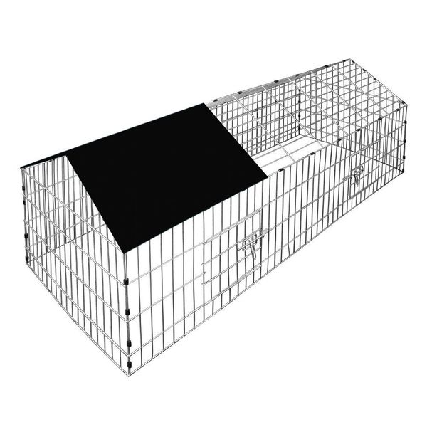 Metal Outdoor Chicken Rabbit Pet Small Animal Cage Crate Run Playpen Enclosure