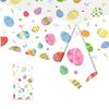 CODKU Easter Table Cloth Party Tablecloth Easter Plastic Tablecloth Waterproof Easter Eggs Chicks Table Cover Easter Decor Wipeable Party Table Cover Easter Party Supplies, 274x137cm (bla010901)