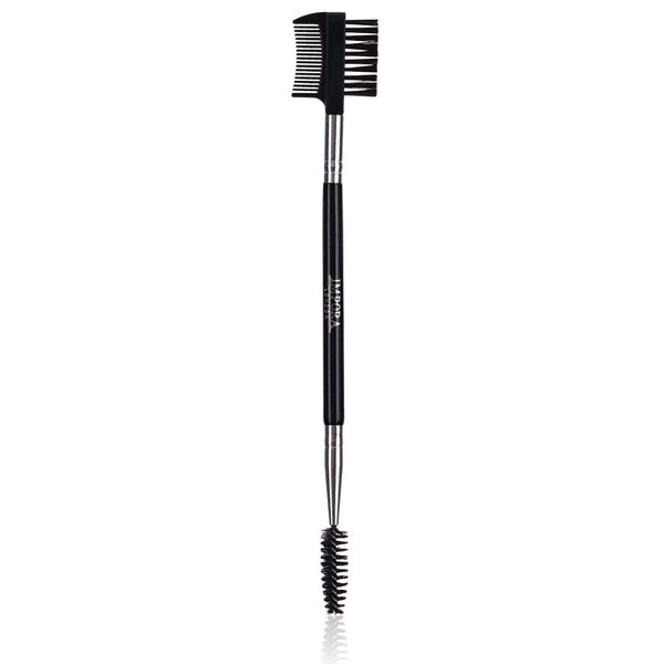 Eyebrow Comb 3-in-1 Makeup Tool by Impora London. Groom and Shape Brows, Eyelashes. Lash and Brow Duo Double Ended Tool.