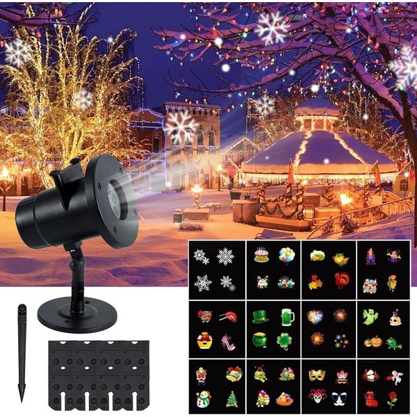 Christmas Projector Lights Outdoor(Modern