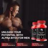 (1 Pack) AlphaBites for Men Gummies – Alpha Bites Support for Muscle Growth...