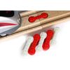 TrainLab Dog Bone Train Track Adapter Connectors (6pcs) (Candy Cane)