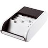 Helit Linear Business Card Box White / Black