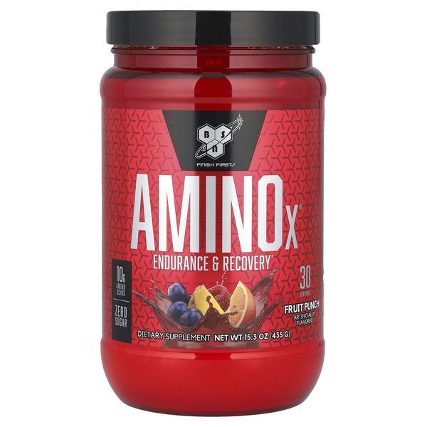 BSN Amino-X Endurance  Recovery Agent Fruit Punch 15 3 oz 435 g GMP Quality