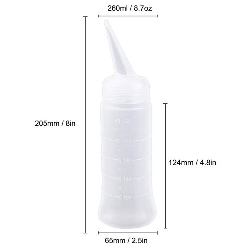 driew Hair Color Applicator Bottle 2 Pack 8.8oz Hair Color Applicator Bottle HairCcolor Squeeze Bottle