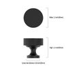 Coinkoly 10 Pack Matte Black Cabinet Knobs 35mm Single Hole Drawer Knobs and Pulls for Bathroom Cabinets CK-UK0007