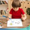 Scribbledo 24 Small White Board Dry Erase Boards Classroom Pack Mini White Bo...