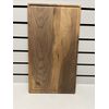 Unfinished Solid Walnut Cutting Board with Drip Ring 3/4” X 10 X 18 M Monogram