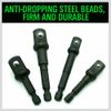 9Pcs Socket Adapter Drill Bits Set Hex Impact Driver Tools 1/4" 3/8" 1/2" Shank