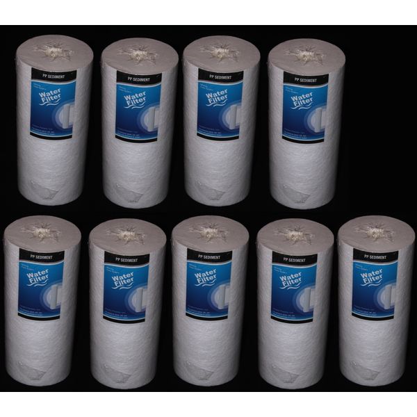 Nine Big Blue 10" x 4.5" PP Sediment Water Filter 5 Micron
