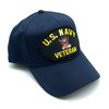 Infinite Hats US Navy Veteran Patch Adjustable Baseball Cap (Navy)