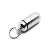 Aluminum Capsule Case (Silver, Small Size), Mini Size, Silver, Small Items, Pill Case, Waterproof Case, Keychain, Handcraft