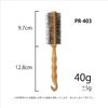 Sanby Industrial PR-403 PR Series Roll Brush, Made in Japan, Triangle, Diameter 1.8 inches (46 mm)