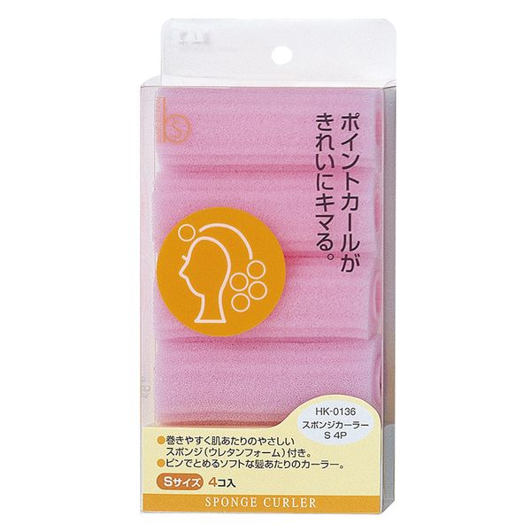 Kai Corporation BeSelection Sponge Curler S 4P HK0136