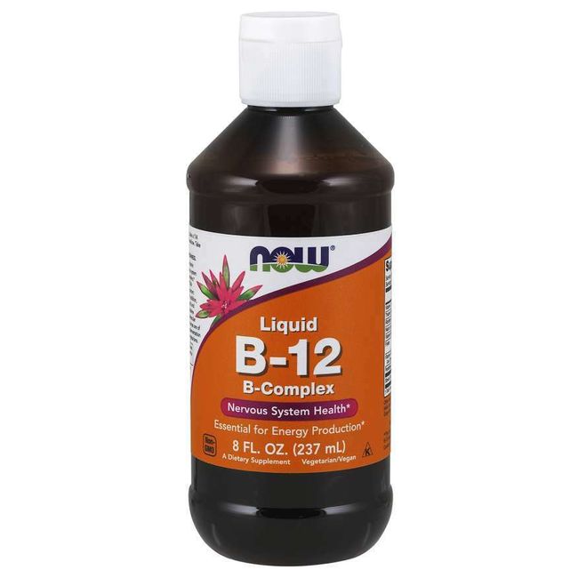 NOW Foods Liquid Vitamin B-12 Complex 8 oz.11/25EXP