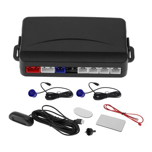 Motoforti Universal Car Auto Vehicle Reverse Backup Radar System Reverse Parking Sensors Distance Detection Dark Blue 2 Pc Parking Sensors Alarm Buzzer Reminder