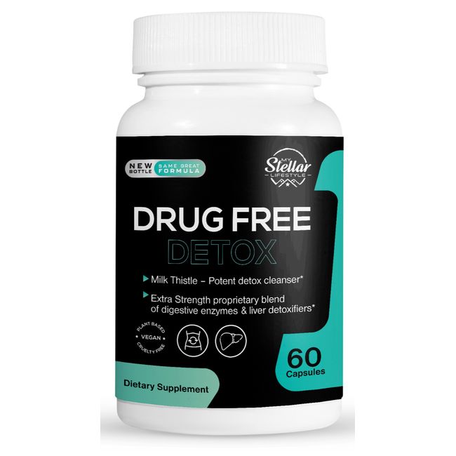 Free Detox, extra strength digestive & liver detox-60 Capsules