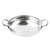Olympia Table Presentation Handled Dish Stainless Steel Hammered, 180 mm