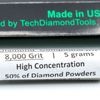Diamond Polishing Lapping Paste 8,000 Grit 0-2 Micron (H) 50% Concentration 5 gr