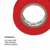 Scotch® Vinyl Color Coding Electrical Tape 35, 1/2 in x 20 ft, Red