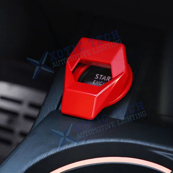 Universal Car Engine Start Stop Push Button Switch Decor Cover Accessories Trim