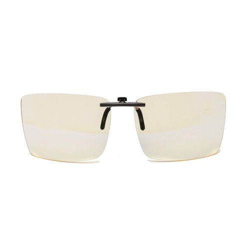 Vyzia Blue Light Blocking Clip-on Computer Lenses for Women and Men | Fits Over Glasses | Reduce Eye Strain, and Sleep Better | Dry Eyes Relief | Anti-Blue Light Filter Clip for Digital Screens