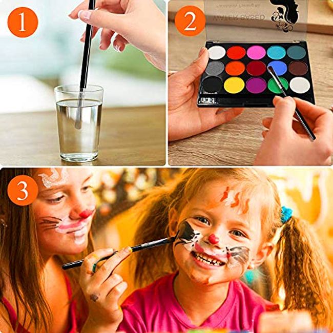 Palette Painting Facepaint Makeup Kit Professional Water Based