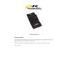 2012 Powakaddy Tri-Fold Velour Golf Towel Black