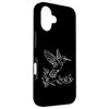 iPhone 16 Line Art Bird & Ornithologist Anna'S Hummingbird Case
