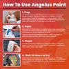 Angelus Leather Paint, Raspberry, 1 Ounce jar (720-01-268)