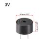 sourcing map 85dB 3V Passive Electronic Buzzer Electromagnetic Beep Tone Alarm Ringer 5Pcs