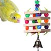 Super Bird Creations 6-1/2 by 2-Inch Balsa Stack Bird Toy, Small