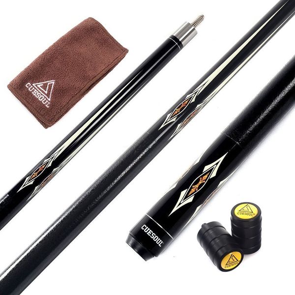 CUESOUL CSBK005 58 Inch 19oz 1/2 Joint Maple Pool Cue Stick