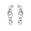 Ted Baker Huliet Multi Hoop Drop Earrings For Women (Silver)