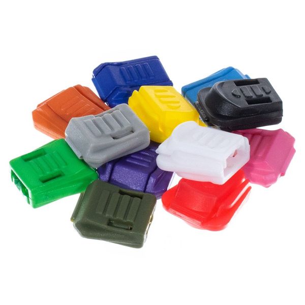 West Coast Paracord Plastic Zipper Pull Tabs - Camping, Backpack, Tactical Bag (Black, 5 Pack)