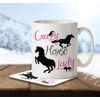 Crazy Horse Lady - Mug and Coaster by Inky Penguin