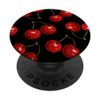 Vibrant Red Cherry Pattern Artistic Modern Cute Design PopSockets Adhesive PopGrip