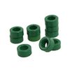 uxcell Round Ferrite Magnet Ferrite Core Iron Toroidal Transformer Magnetic Core 10 Pack Green