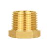 (Pack of 5) EFIELD 1/2" Male NPT Hex Plug, Solid Brass Pipe Fittings